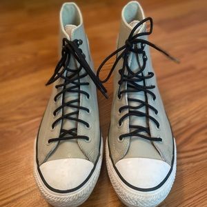 Leather/grey High tops Converse All Star Sneakers